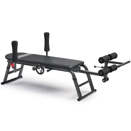 Elevated stretching bench