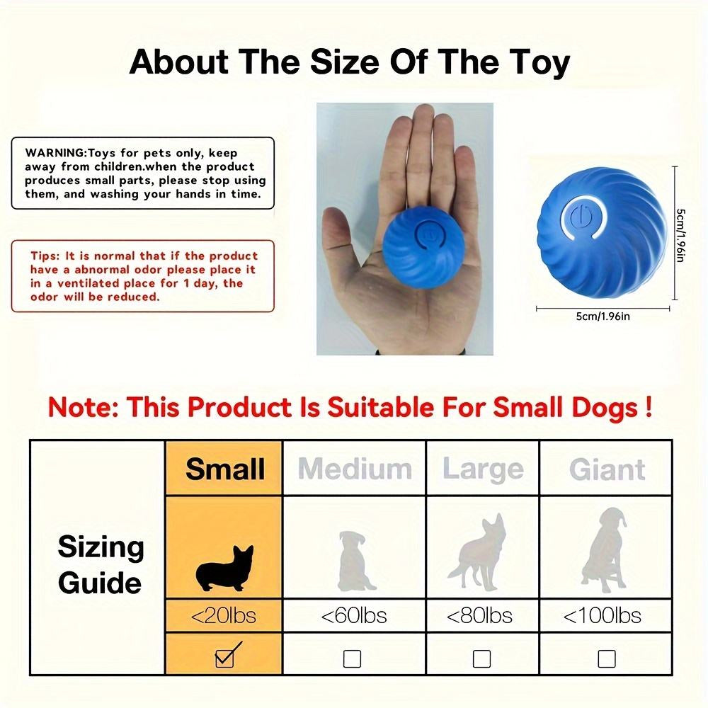 🐾 Smart Interactive Dog Toy Ball, Automatic Rolling & Jumping Electric Pet Ball for Cats & Puppies🐱🐶