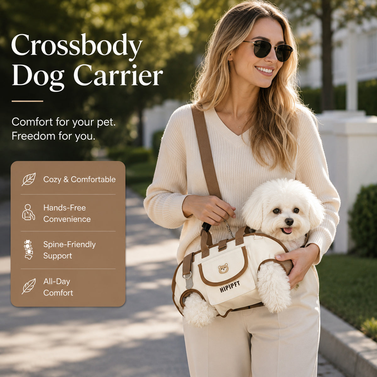 🐾Adjustable Foldable Pet Carrier Backpack | Oxford Dog Cat Travel Bag With Leash Set