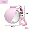 ✨ 285ml Xiaoman Pet Water Bottle | 304 Stainless Steel Leak-Proof Travel Water Bottle with Foldable Silicone Bowl & Lanyard for Outdoor Adventures 🐶